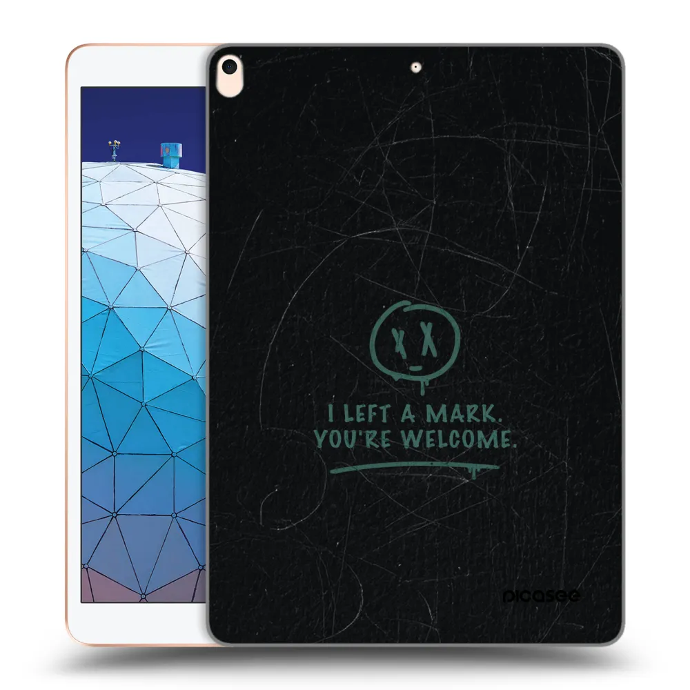 Picasee silikonska prozirna maskica za Apple iPad Air 10.5" 2019 (3.gen) - LEFT A MARK