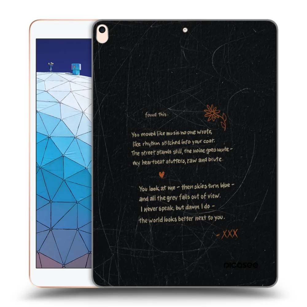 Picasee silikonska prozirna maskica za Apple iPad Air 10.5" 2019 (3.gen) - POET