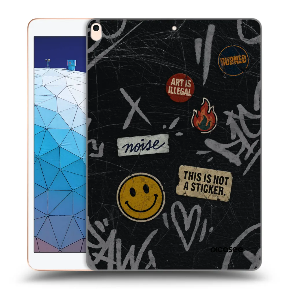 Picasee silikonska prozirna maskica za Apple iPad Air 10.5" 2019 (3.gen) - STICKERS x TAGS