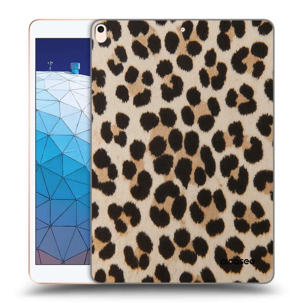 Picasee silikonska prozirna maskica za Apple iPad Air 10.5" 2019 (3.gen) - Brown Tiger