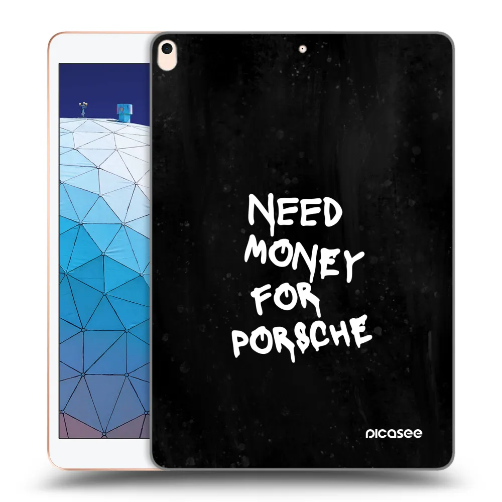 Picasee silikonska prozirna maskica za Apple iPad Air 10.5" 2019 (3.gen) - Black Dollar