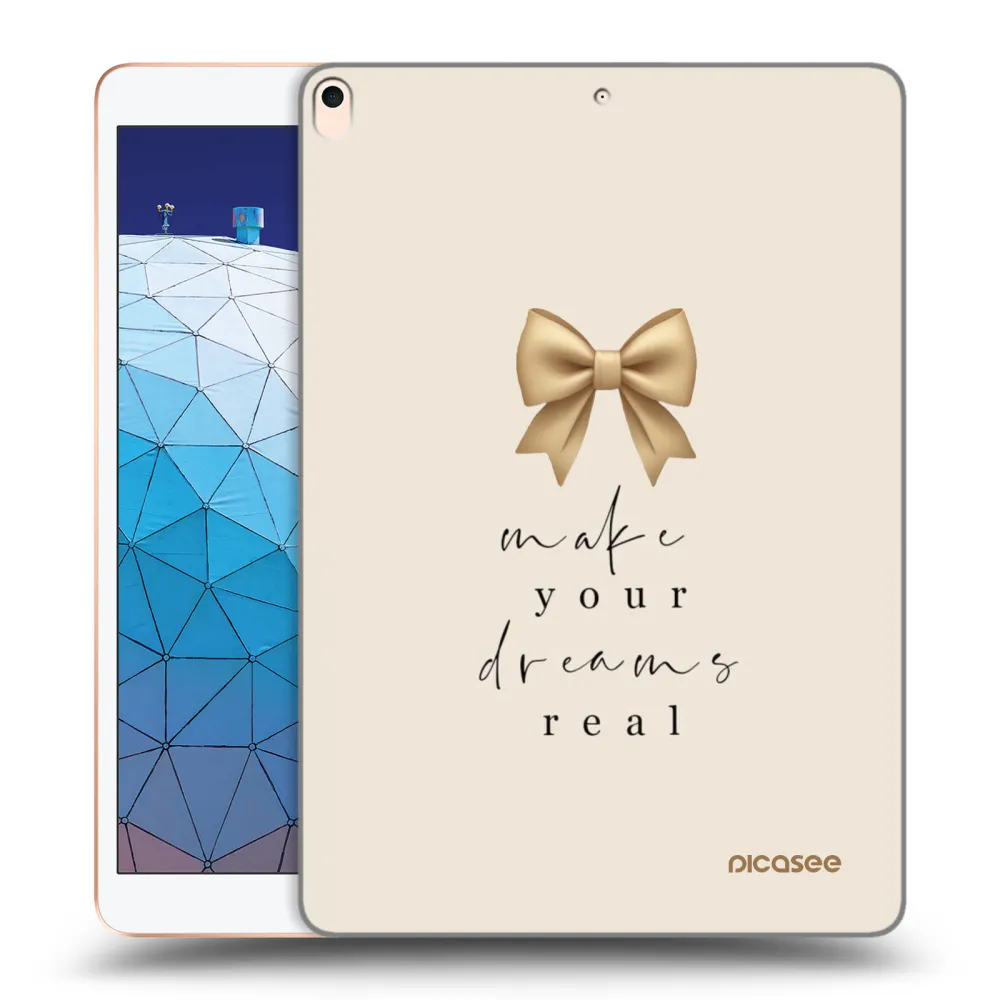 Picasee silikonska prozirna maskica za Apple iPad Air 10.5" 2019 (3.gen) - Golden Dream