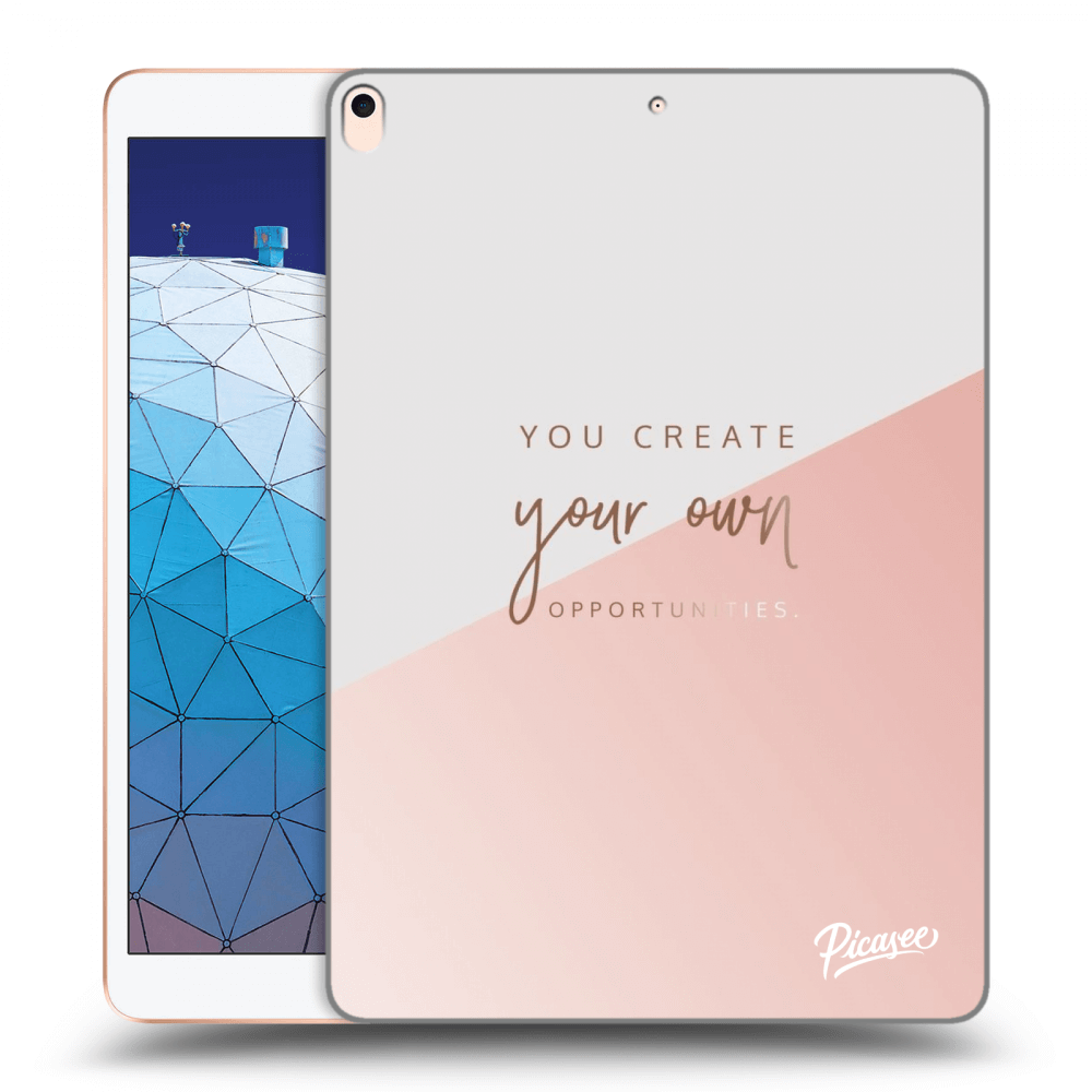 Picasee crna silikonska maskica za Apple iPad Air 10.5" 2019 (3.gen) - You create your own opportunities