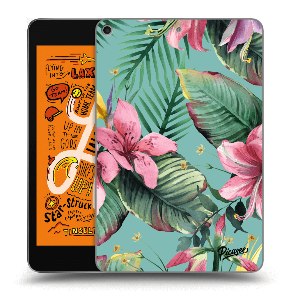 Picasee crna silikonska maskica za Apple iPad mini 2019 (5. gen) - Hawaii