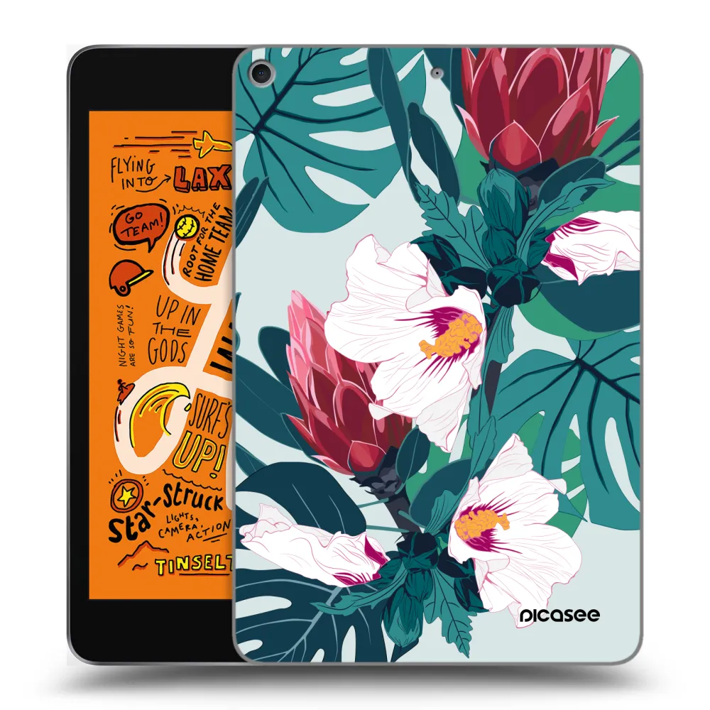 Picasee silikonska prozirna maskica za Apple iPad mini 2019 (5. gen) - Rhododendron