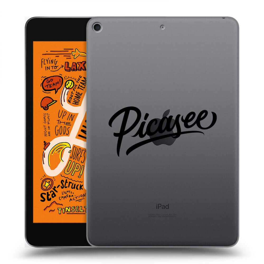 Picasee silikonska prozirna maskica za Apple iPad mini 2019 (5. gen) - Picasee - old logo - black