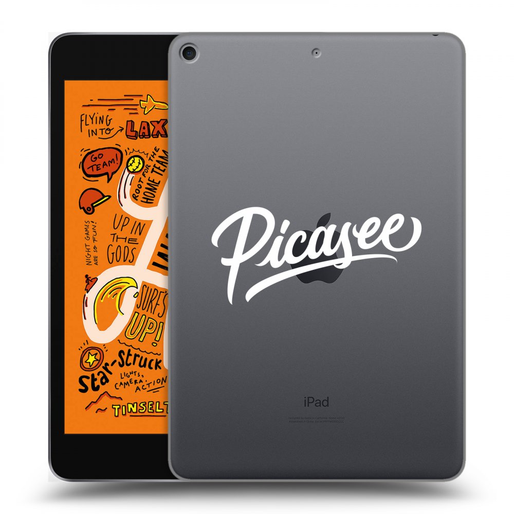 Picasee silikonska prozirna maskica za Apple iPad mini 2019 (5. gen) - Picasee - old logo - white