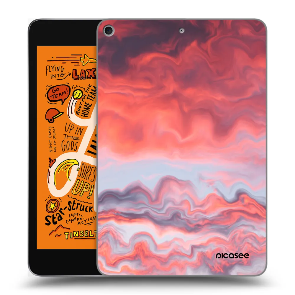 Picasee silikonska prozirna maskica za Apple iPad mini 2019 (5. gen) - Sunset