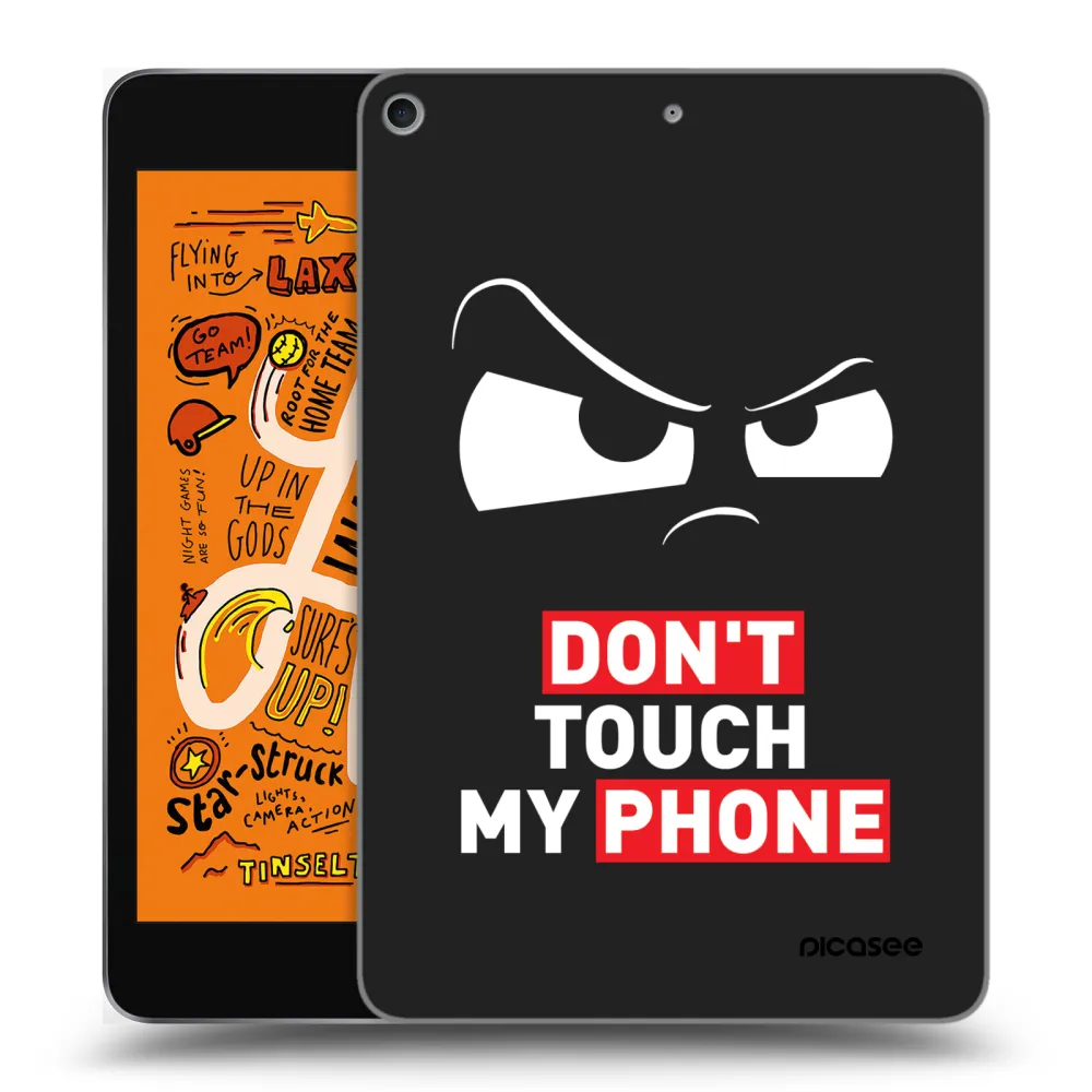 Picasee crna silikonska maskica za Apple iPad mini 2019 (5. gen) - Cloudy Eye - Transparent