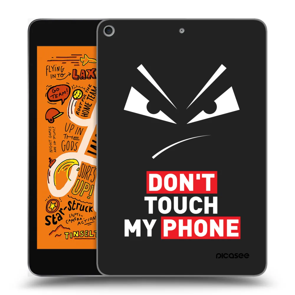 Picasee crna silikonska maskica za Apple iPad mini 2019 (5. gen) - Evil Eye - Transparent