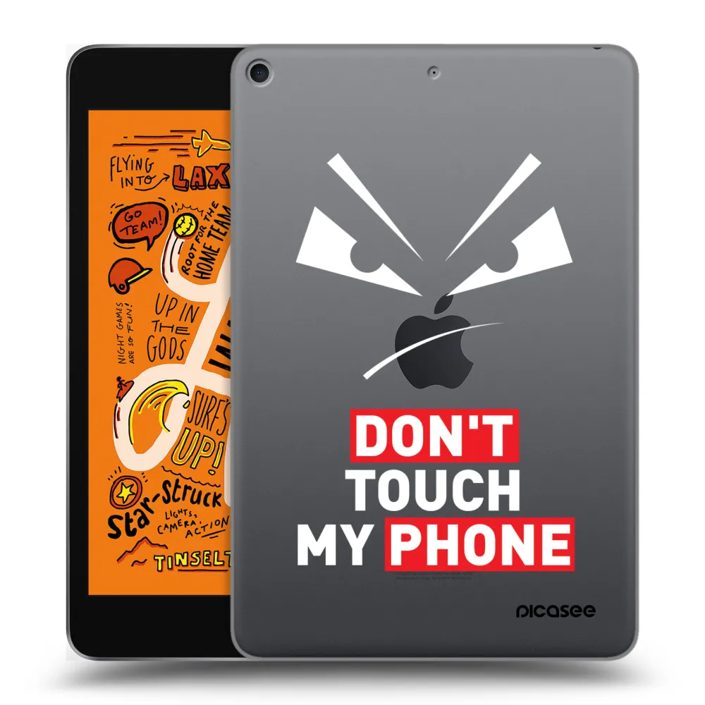 Picasee silikonska prozirna maskica za Apple iPad mini 2019 (5. gen) - Evil Eye - Transparent