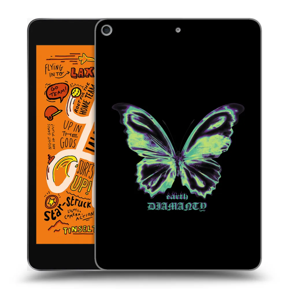 Picasee silikonska prozirna maskica za Apple iPad mini 2019 (5. gen) - Diamanty Blue