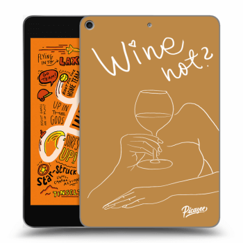 Picasee silikonska prozirna maskica za Apple iPad mini 2019 (5. gen) - Wine not