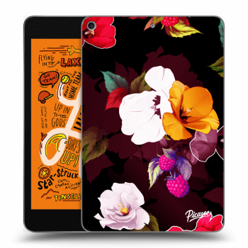 Picasee silikonska prozirna maskica za Apple iPad mini 2019 (5. gen) - Flowers and Berries
