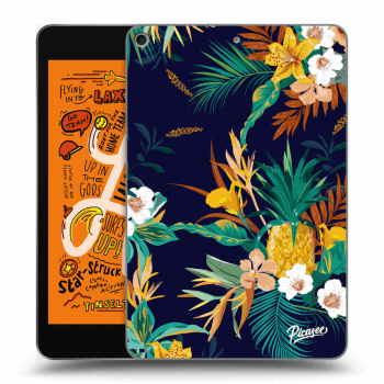 Picasee silikonska prozirna maskica za Apple iPad mini 2019 (5. gen) - Pineapple Color