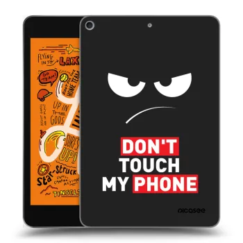 Picasee crna silikonska maskica za Apple iPad mini 2019 (5. gen) - Angry Eyes - Transparent