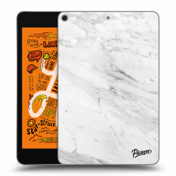 Picasee silikonska prozirna maskica za Apple iPad mini 2019 (5. gen) - White marble