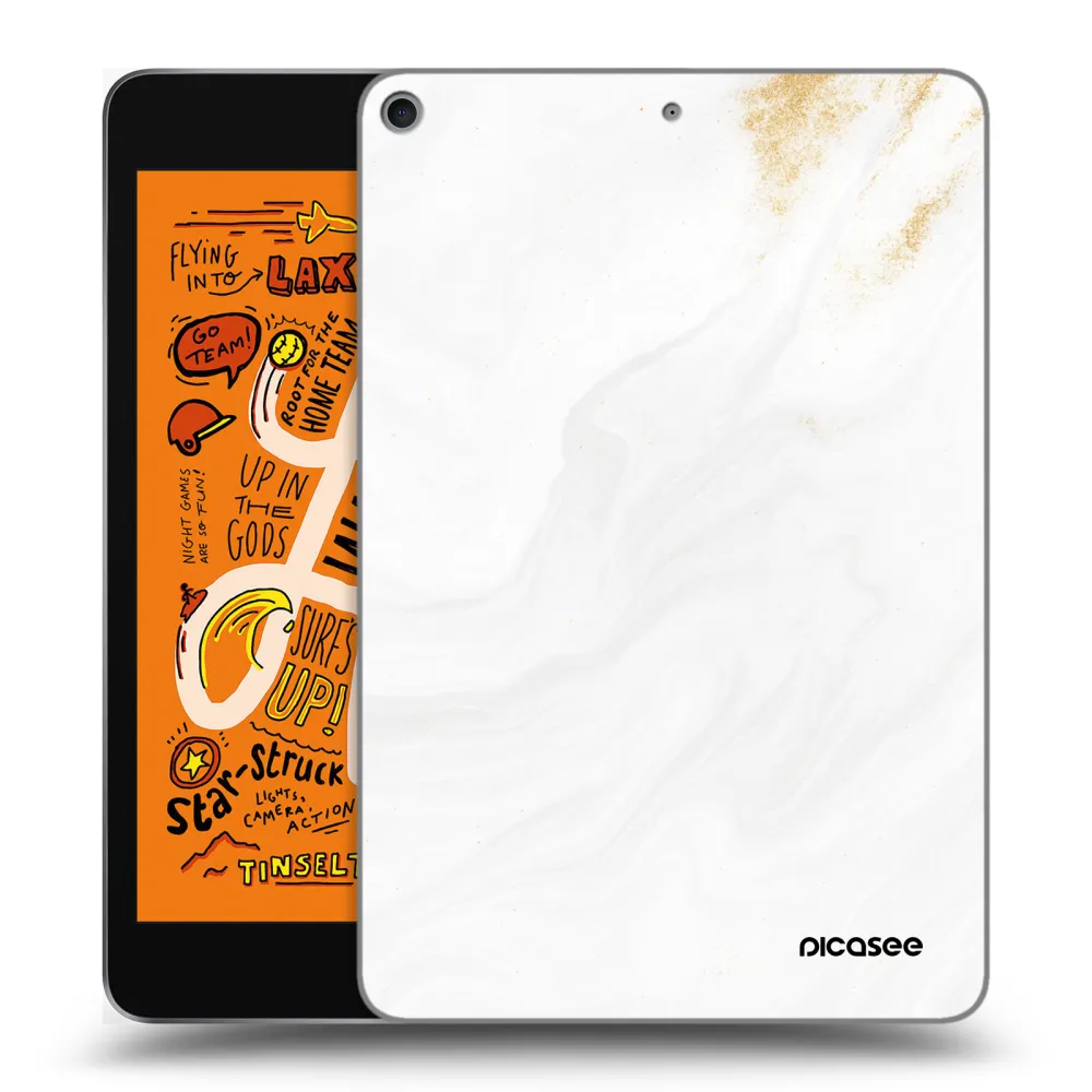 Picasee silikonska prozirna maskica za Apple iPad mini 2019 (5. gen) - White