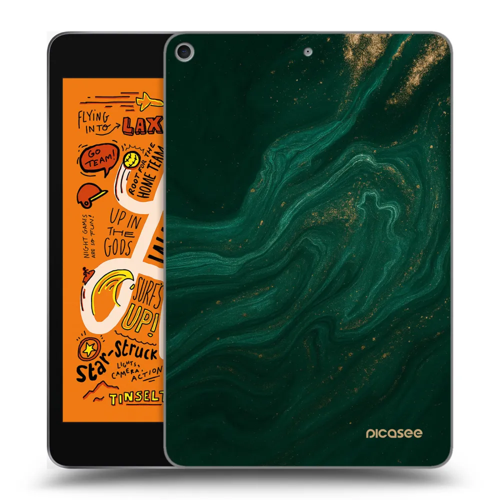 Picasee silikonska prozirna maskica za Apple iPad mini 2019 (5. gen) - Green