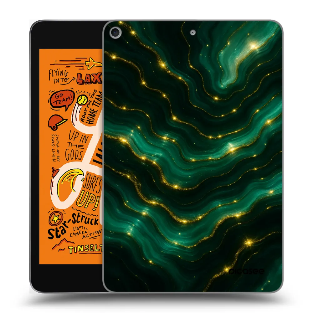Picasee silikonska prozirna maskica za Apple iPad mini 2019 (5. gen) - Emerald