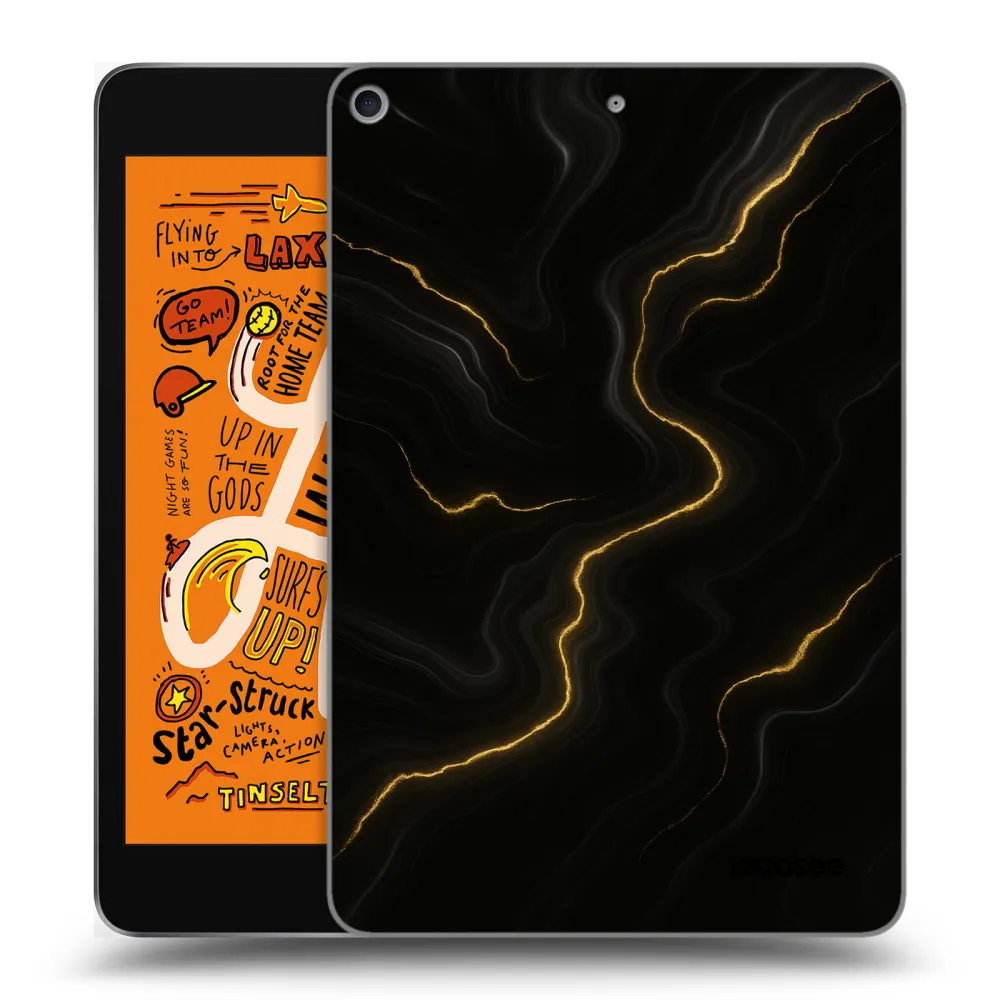 Picasee silikonska prozirna maskica za Apple iPad mini 2019 (5. gen) - Thunder