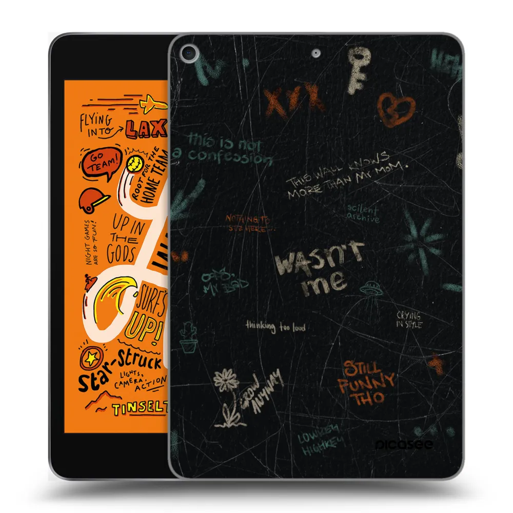Picasee silikonska prozirna maskica za Apple iPad mini 2019 (5. gen) - CONFESSION