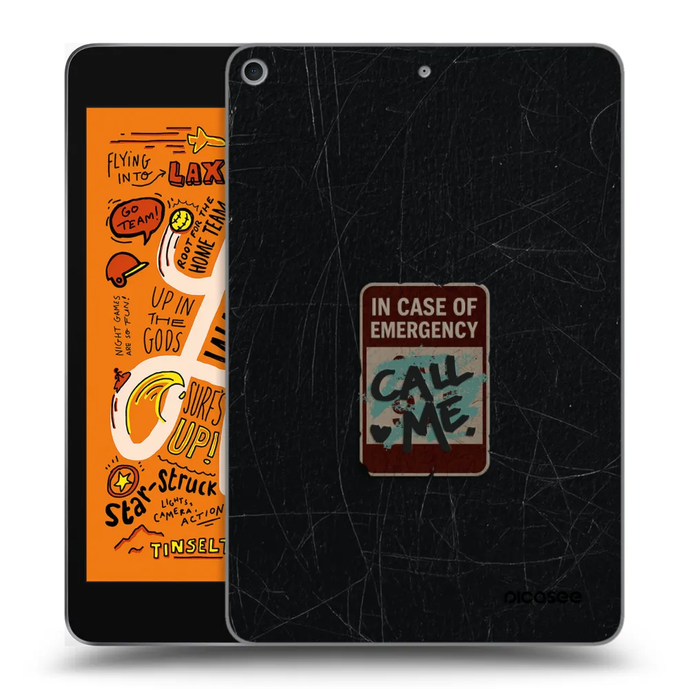 Picasee silikonska prozirna maskica za Apple iPad mini 2019 (5. gen) - EMERGENCY