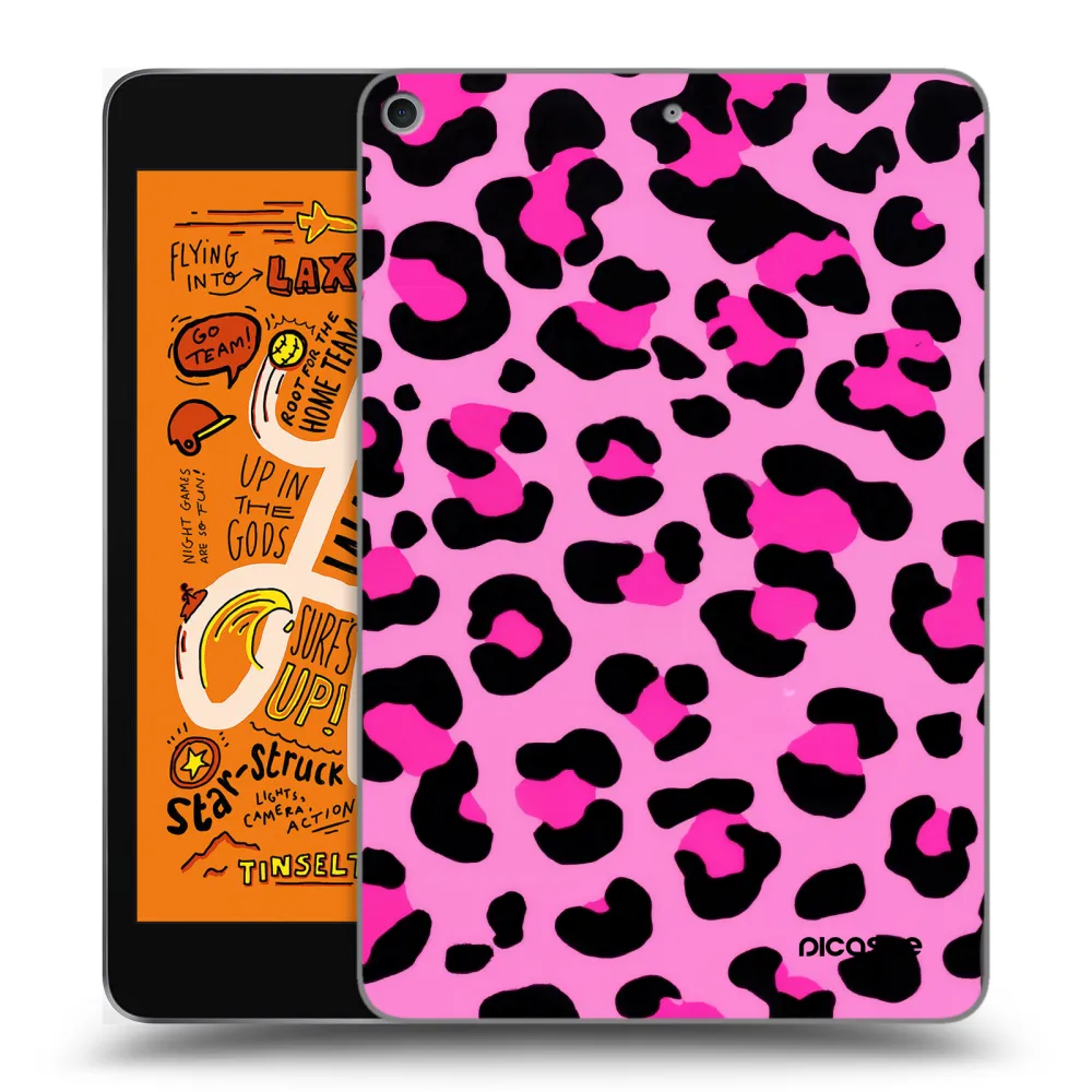 Picasee silikonska prozirna maskica za Apple iPad mini 2019 (5. gen) - Pink Tiger