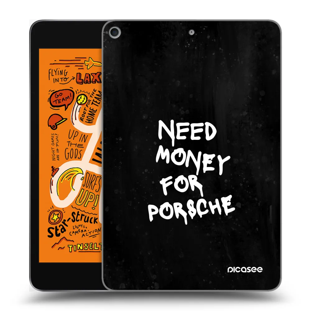 Picasee silikonska prozirna maskica za Apple iPad mini 2019 (5. gen) - Black Dollar