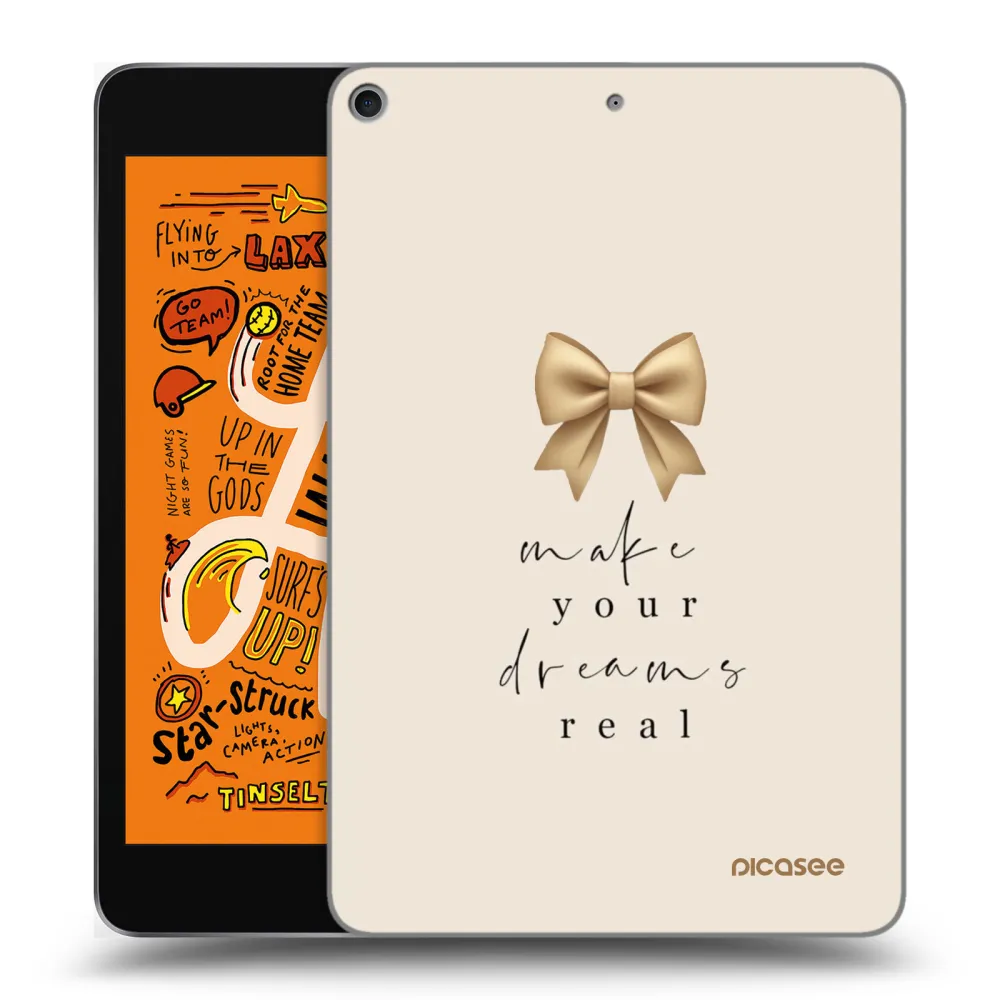 Picasee silikonska prozirna maskica za Apple iPad mini 2019 (5. gen) - Golden Dream