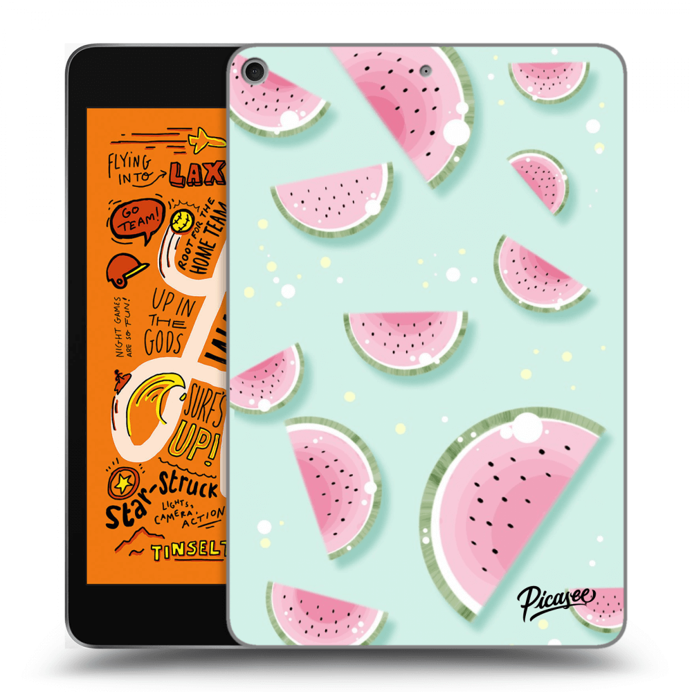 Picasee silikonska prozirna maskica za Apple iPad mini 2019 (5. gen) - Watermelon 2