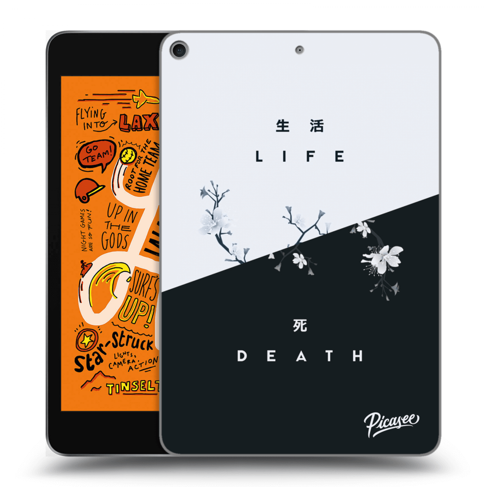 Picasee crna silikonska maskica za Apple iPad mini 2019 (5. gen) - Life - Death