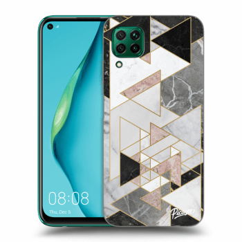 Picasee silikonska prozirna maskica za Huawei P40 Lite - Light geometry