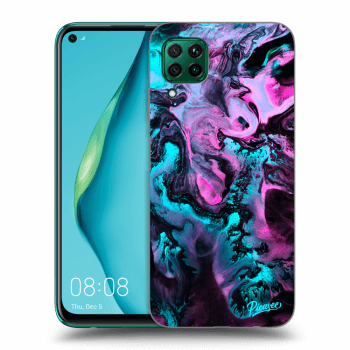 Picasee crna silikonska maskica za Huawei P40 Lite - Lean