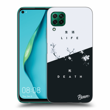 Picasee silikonska prozirna maskica za Huawei P40 Lite - Life - Death