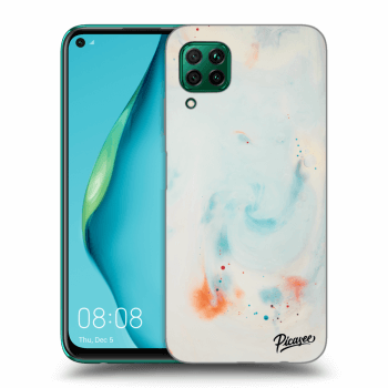 Picasee crna silikonska maskica za Huawei P40 Lite - Splash