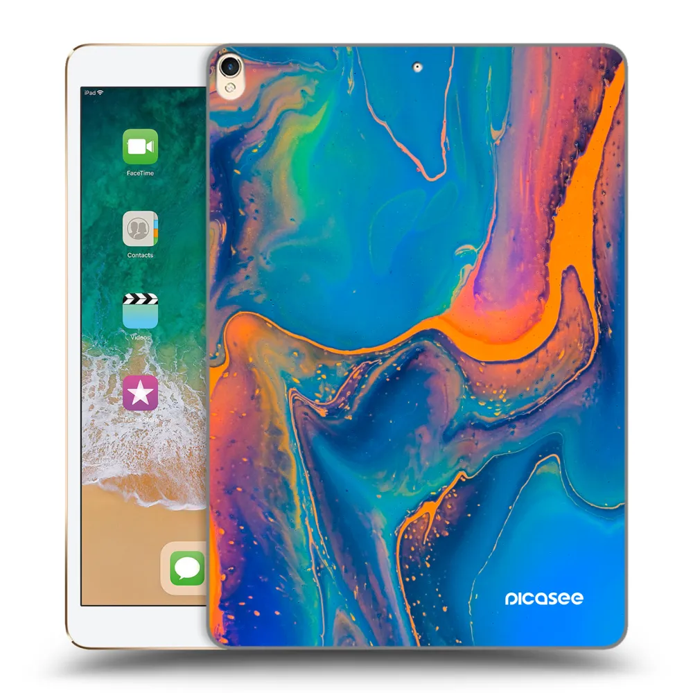 Picasee silikonska prozirna maskica za Apple iPad Pro 10.5" 2017 (2. gen) - Rainbow