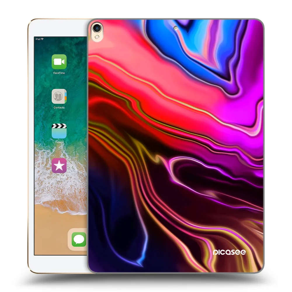 Picasee silikonska prozirna maskica za Apple iPad Pro 10.5" 2017 (2. gen) - Electric