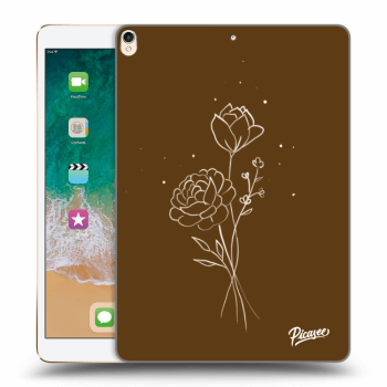 Maskica za Apple iPad Pro 10.5" 2017 (2. gen) - Brown flowers