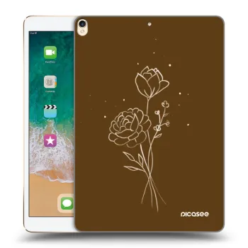 Maskica za Apple iPad Pro 10.5" 2017 (2. gen) - Brown flowers