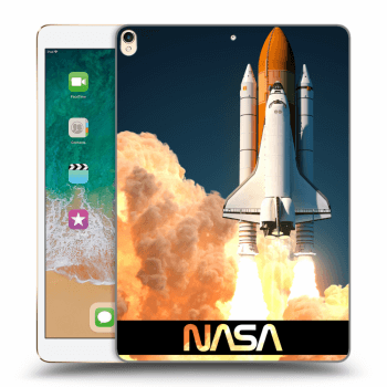 Picasee crna silikonska maskica za Apple iPad Pro 10.5" 2017 (2. gen) - Space Shuttle