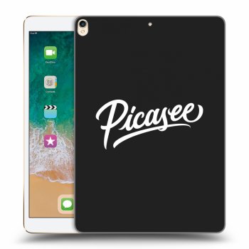 Picasee crna silikonska maskica za Apple iPad Pro 10.5" 2017 (2. gen) - Picasee - old logo - white
