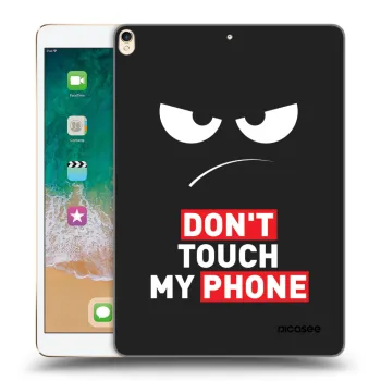 Picasee crna silikonska maskica za Apple iPad Pro 10.5" 2017 (2. gen) - Angry Eyes - Transparent