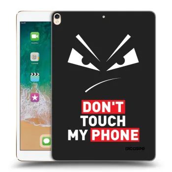 Picasee crna silikonska maskica za Apple iPad Pro 10.5" 2017 (2. gen) - Evil Eye - Transparent