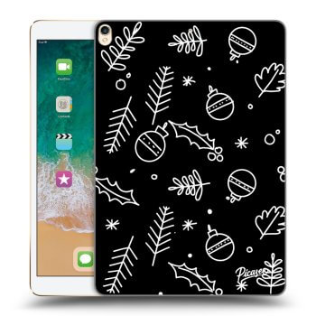 Picasee crna silikonska maskica za Apple iPad Pro 10.5" 2017 (2. gen) - Mistletoe