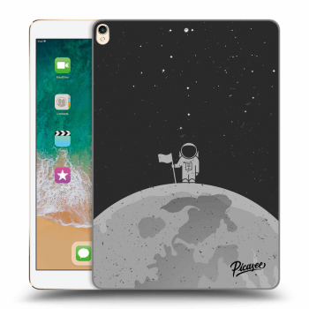 Picasee crna silikonska maskica za Apple iPad Pro 10.5" 2017 (2. gen) - Astronaut