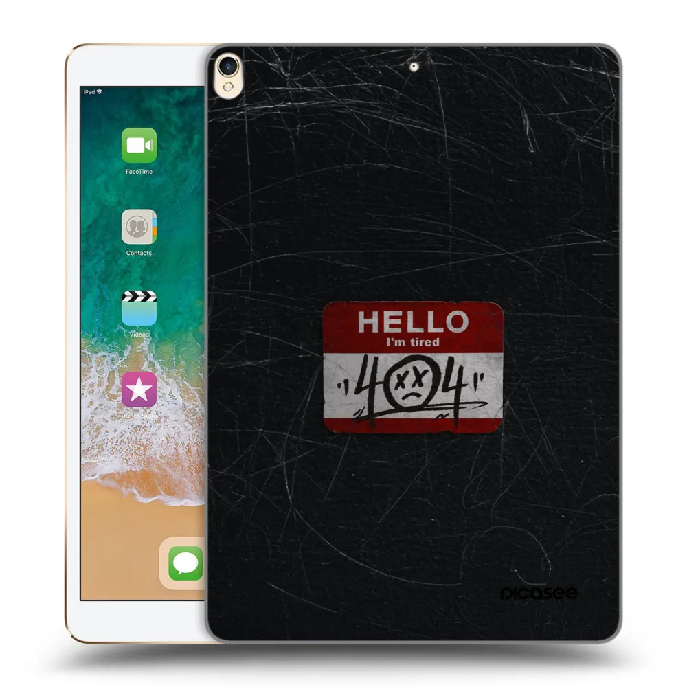Picasee silikonska prozirna maskica za Apple iPad Pro 10.5" 2017 (2. gen) - HELLO 404