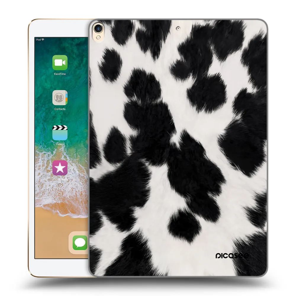 Picasee silikonska prozirna maskica za Apple iPad Pro 10.5" 2017 (2. gen) - Black Moo