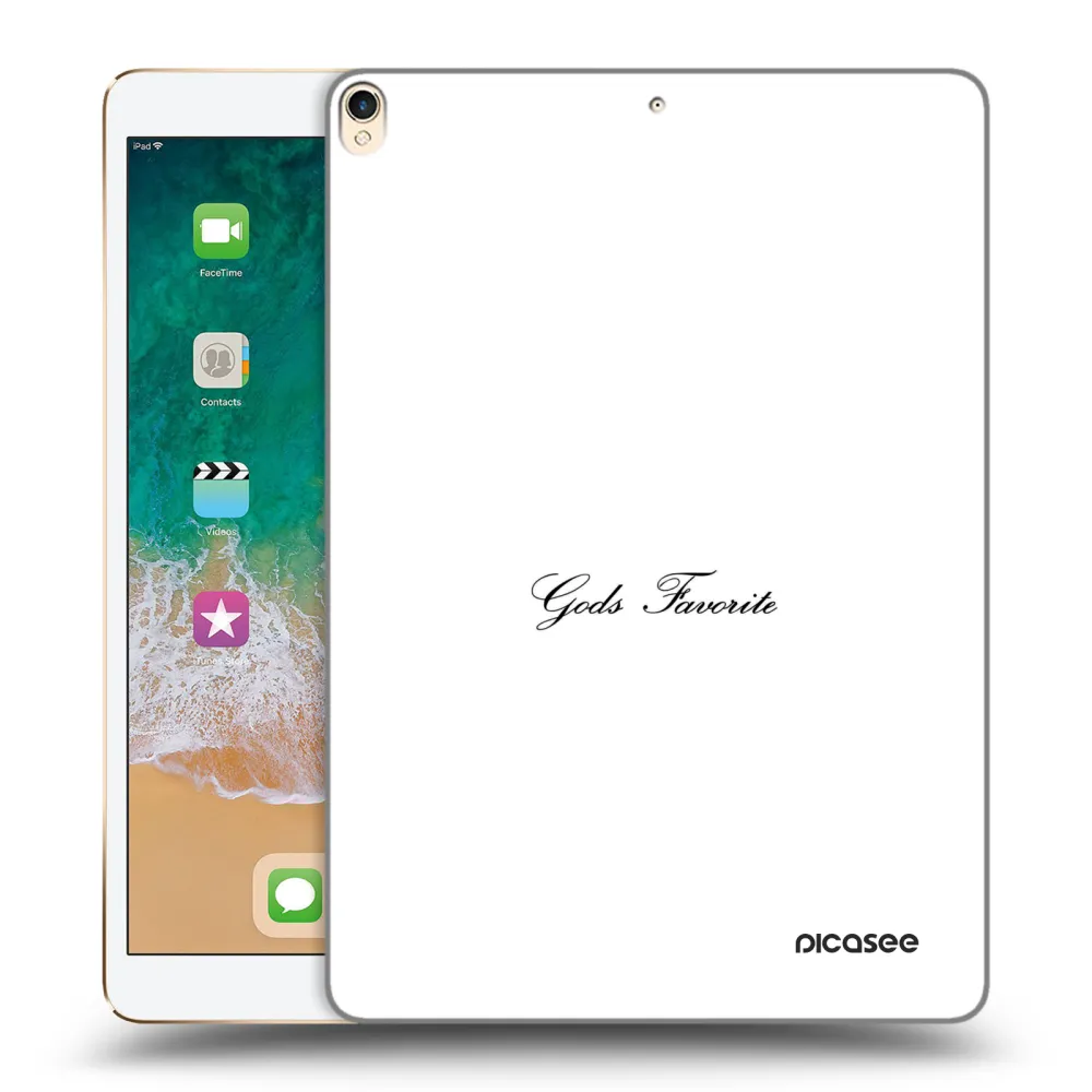 Picasee silikonska prozirna maskica za Apple iPad Pro 10.5" 2017 (2. gen) - Gods Favorite