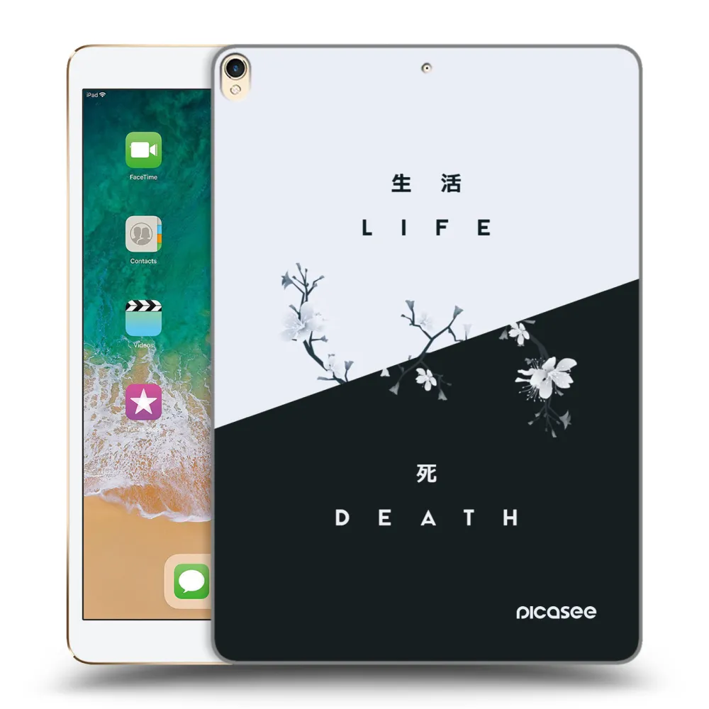 Picasee silikonska prozirna maskica za Apple iPad Pro 10.5" 2017 (2. gen) - Life - Death